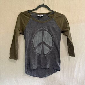 Be Kind Peace Baseball Tee